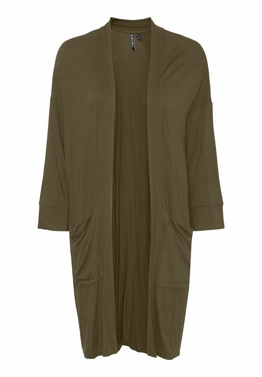 

Кардиган Pieces, оливковый, Зеленый