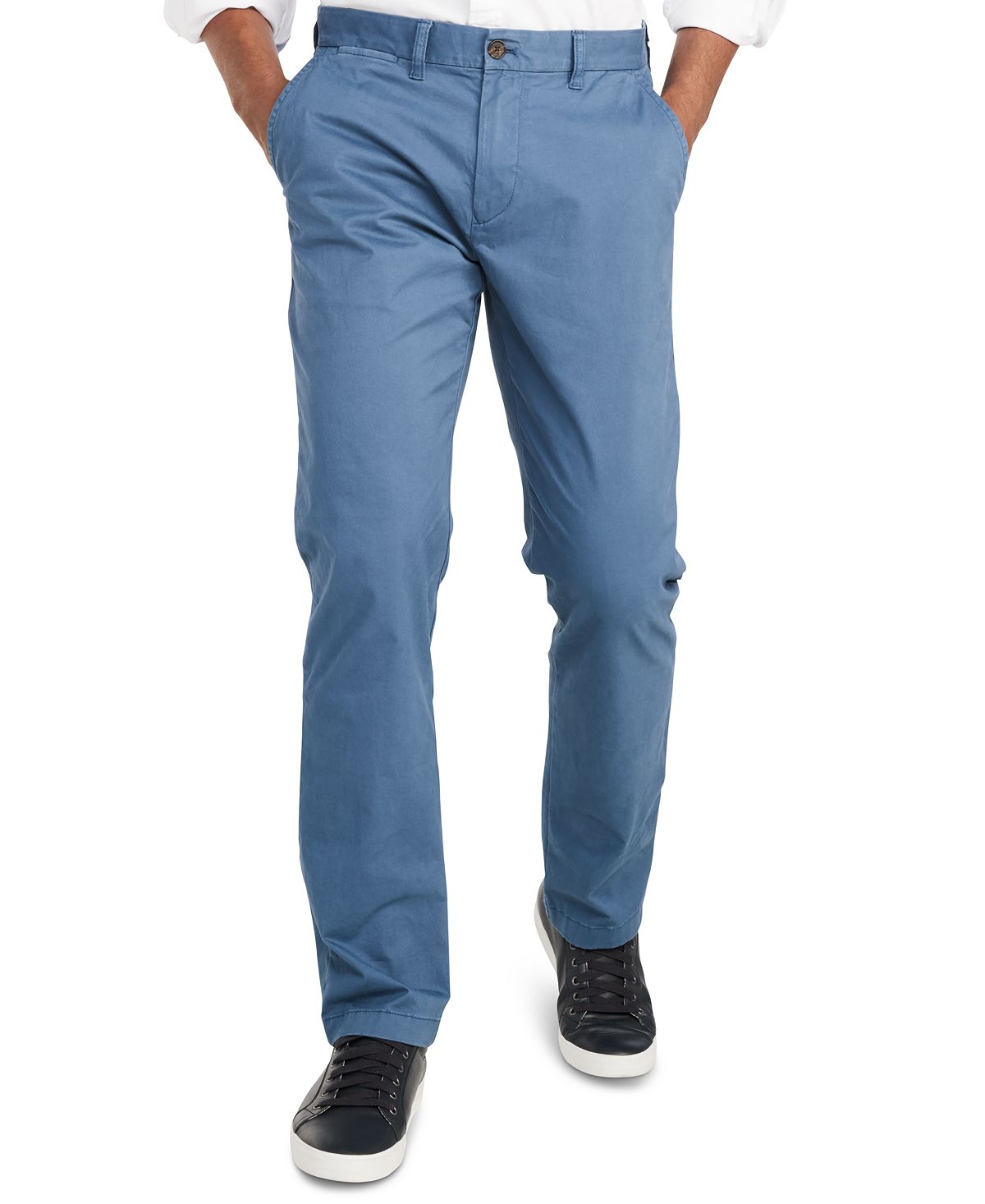 Мужские брюки чинос стандартного кроя TH Flex Stretch Tommy Hilfiger брюки чинос tommy hilfiger размер 32 34 синий
