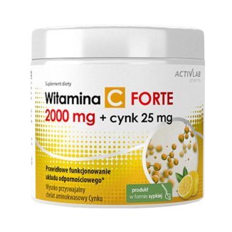 Activlab Pharma Витамин С 2000 мг + Цинк 25 ​​мг Форте, пищевая добавка, 500 г Regis