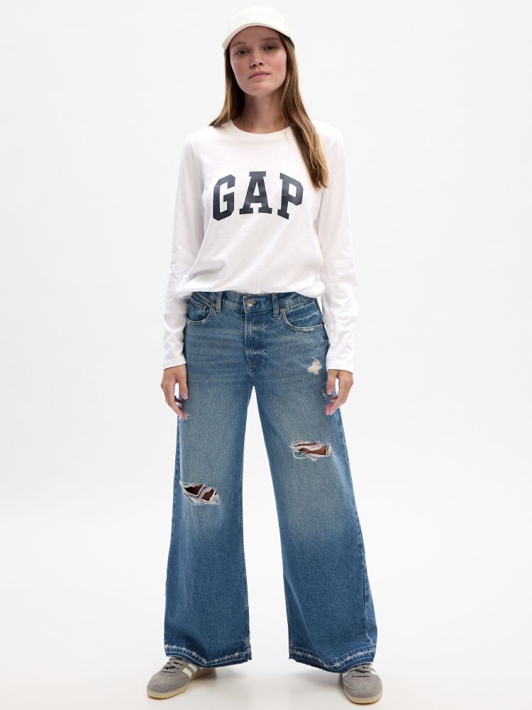 

Футболка с логотипом Gap, белый