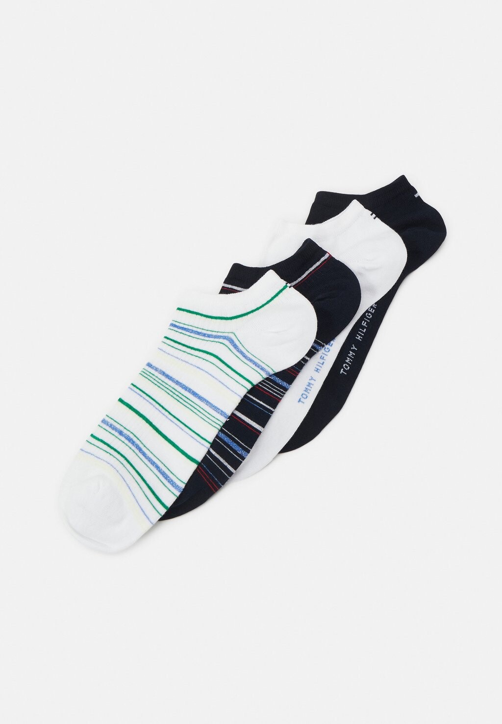 

Носки WOMEN SNEAKER STRIPE 4 PACK Tommy Hilfiger, белый