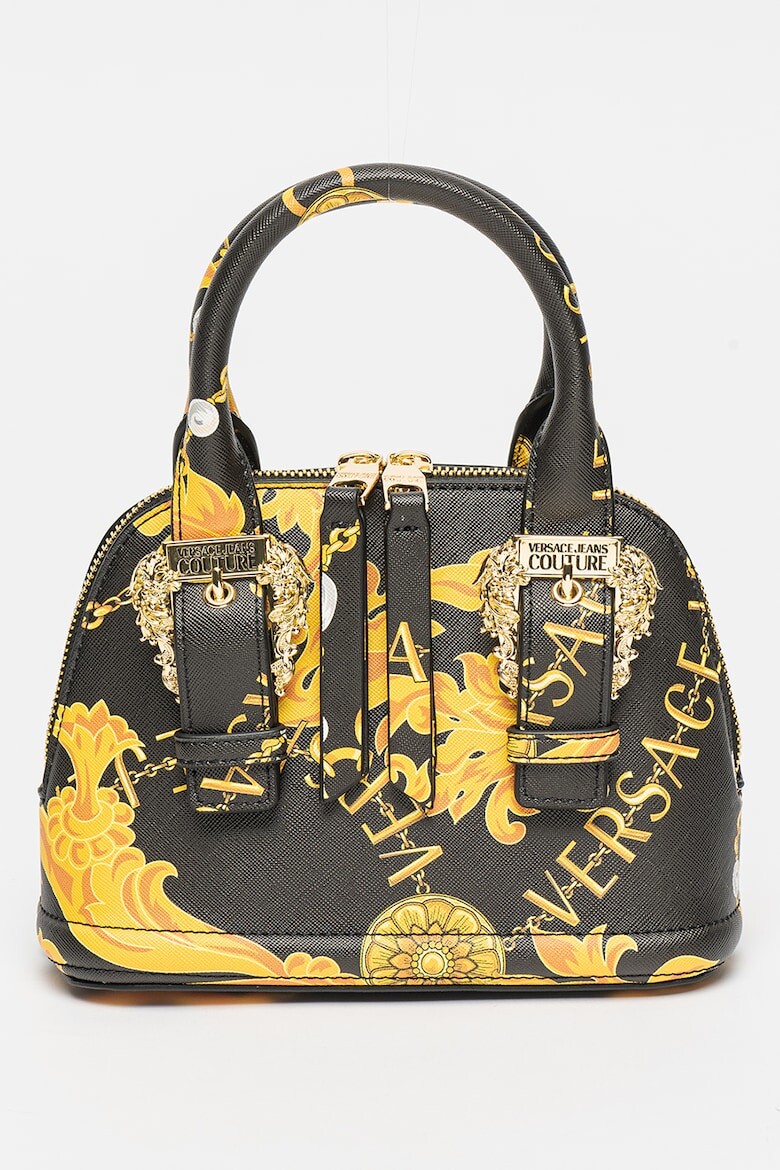 

Узорчатая сумка Versace Jeans Couture, черный