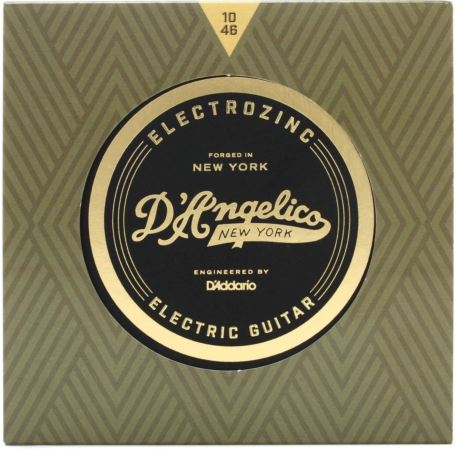 

Струны для электрогитары D'Angelico DAR1046 Electrozinc Rock 10s - .010-.046