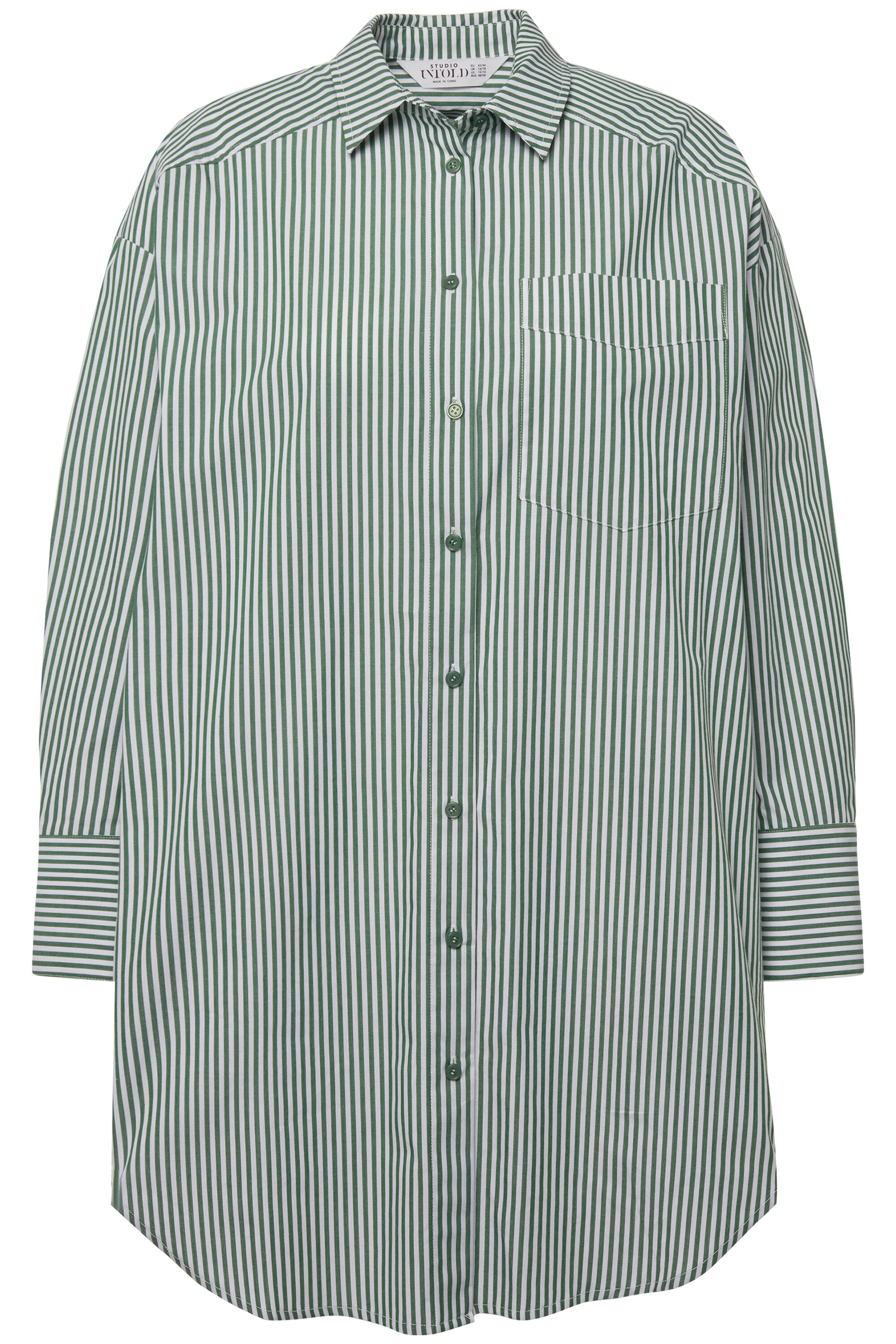 Блуза Studio Untold Hemd, цвет wiesengrün