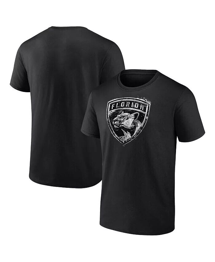 

Мужская черная футболка Florida Panthers Iced Out Fanatics, черный