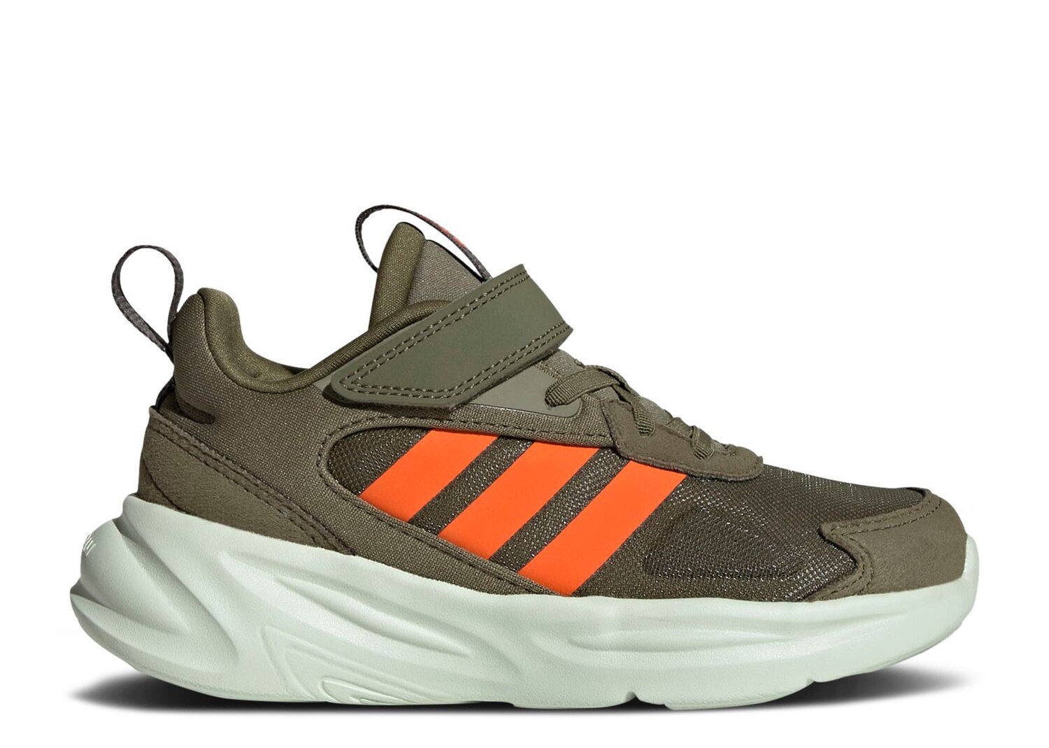 

Кроссовки adidas Ozelle J 'Focus Olive Impact Orange', зеленый