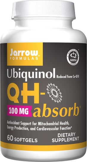 Jarrow Formulas, Убихинол Qh-Absorb 100 мг, 60 г. биологически активная добавка jarrow formulas ubiquinol qh absorb 100 mg 60 шт