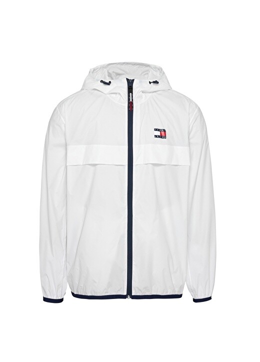 

Белое мужское пальто Tommy Jeans, Белый