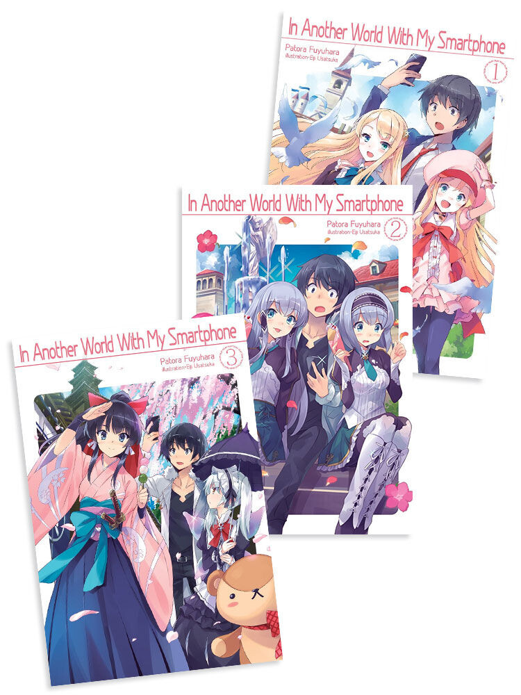

Новелла In Another World With My Smartphone Novel (1-3) Bundle