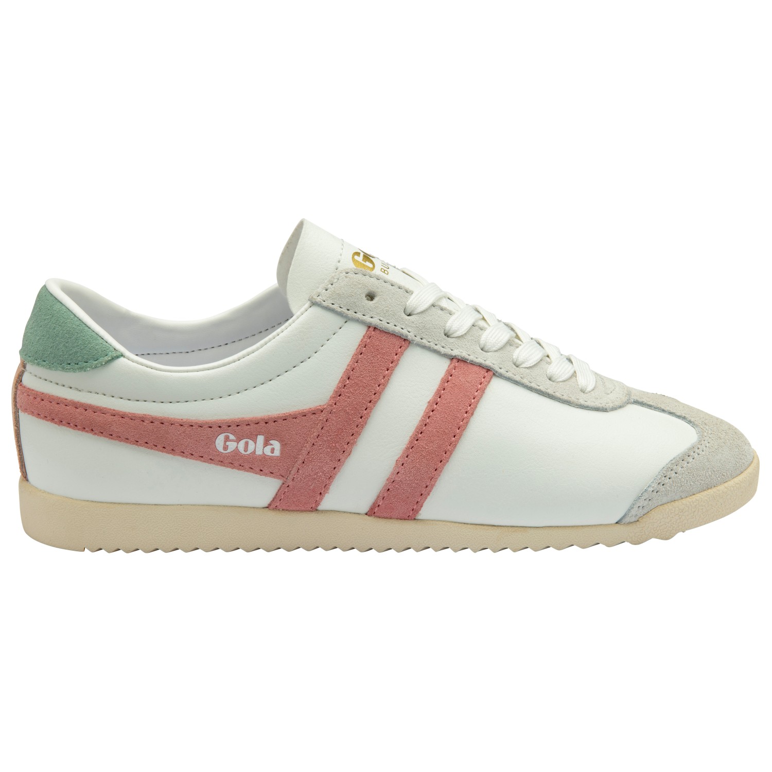 Кроссовки Gola Women's Bullet Pure, цвет White/Coral Pink/Green Mist white linen pure pink coral парфюмерная вода 50мл уценка