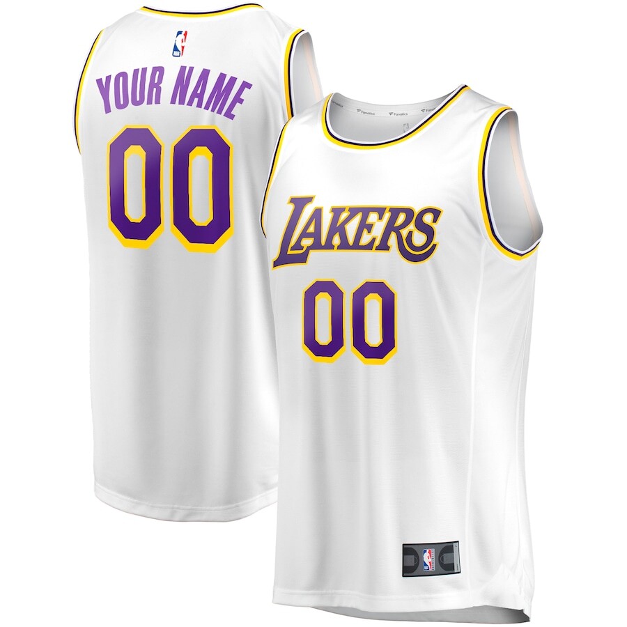 

Джерси Fanatics Branded Los Angeles Lakers, белый