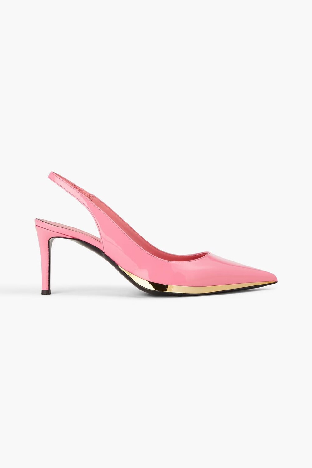 

Туфли из лакированной кожи с пяткой на пятке Giuseppe Zanotti, цвет Bubblegum