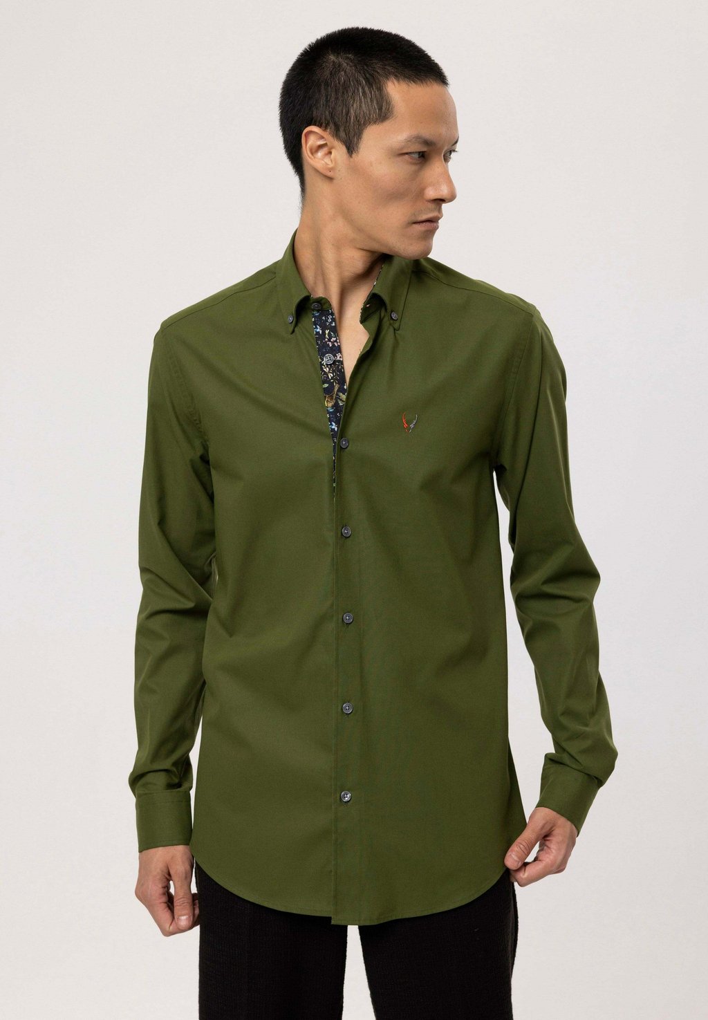Рубашка By Diess Collection, зеленая