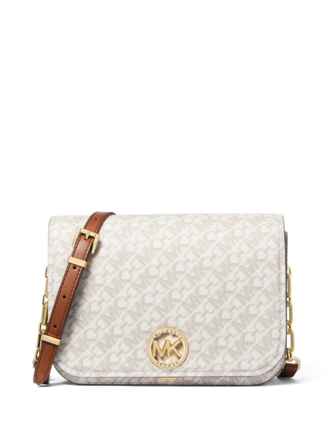 

Сумка через плечо Delancey с логотипом Michael Michael Kors, белый, Серый