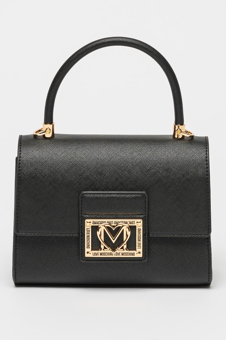 

Сумка из экокожи со съемным ремнем через плечо Love Moschino, желтый