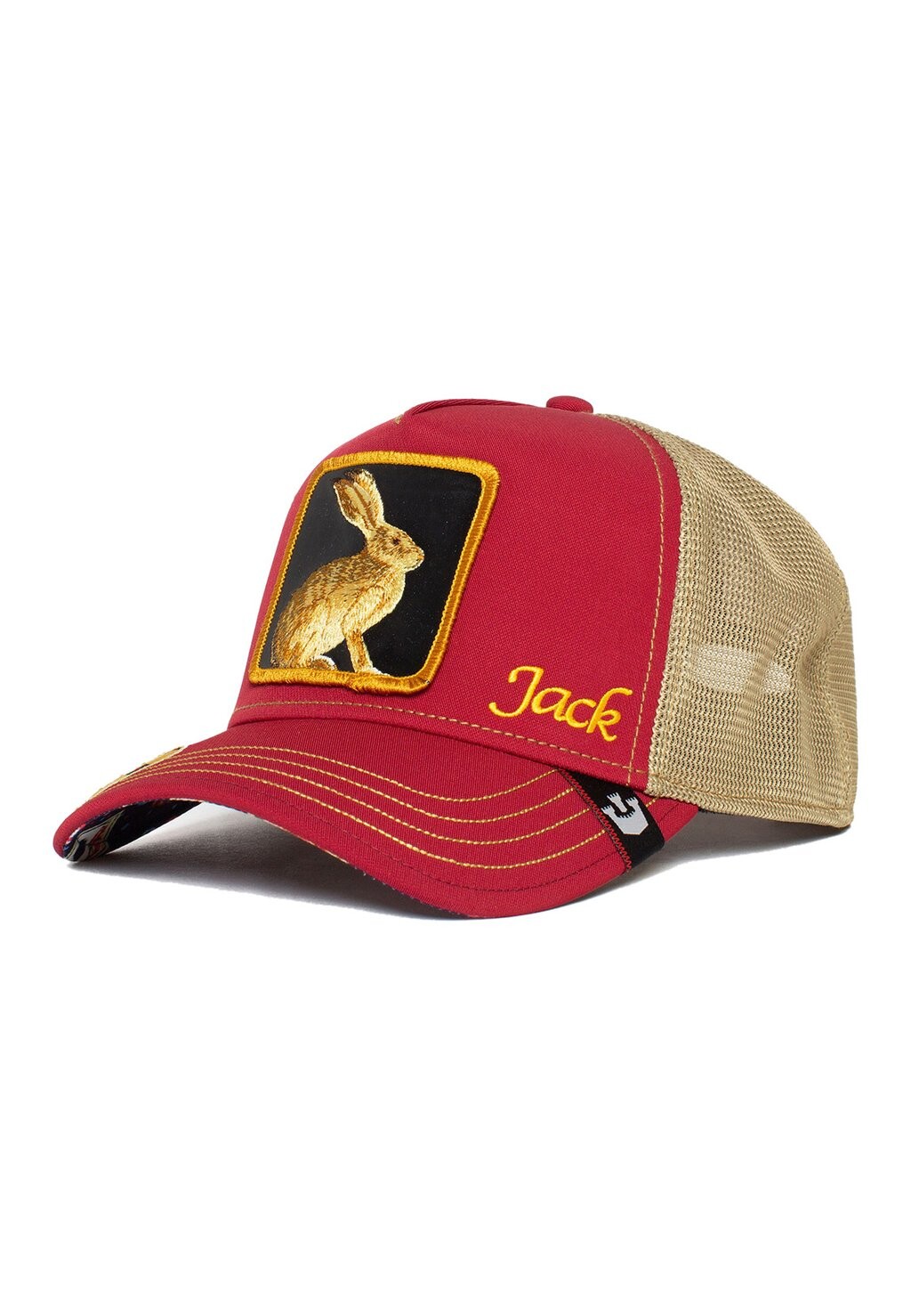 

Бейсболка TRUCKER JACKED CASINO SERIE RED ROT BEIGE Goorin Bros, цвет red