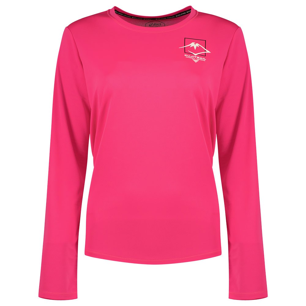 Футболка с длинным рукавом Asics Fujitrail Logo, розовый