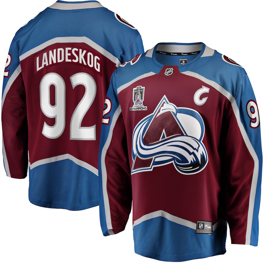 

Джерси Fanatics Branded Colorado Avalanche, бордовый
