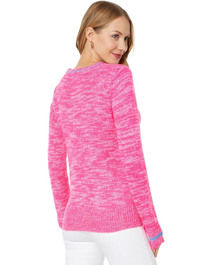Свитер Lilly Pulitzer Rollins Sweater, цвет Pink Grenadine Jadore Intarsia декор glossina intarsia mix w dec m 20х60
