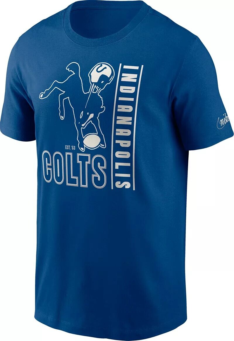 

Мужская синяя футболка Nike Indianapolis Colts Rewind Essential