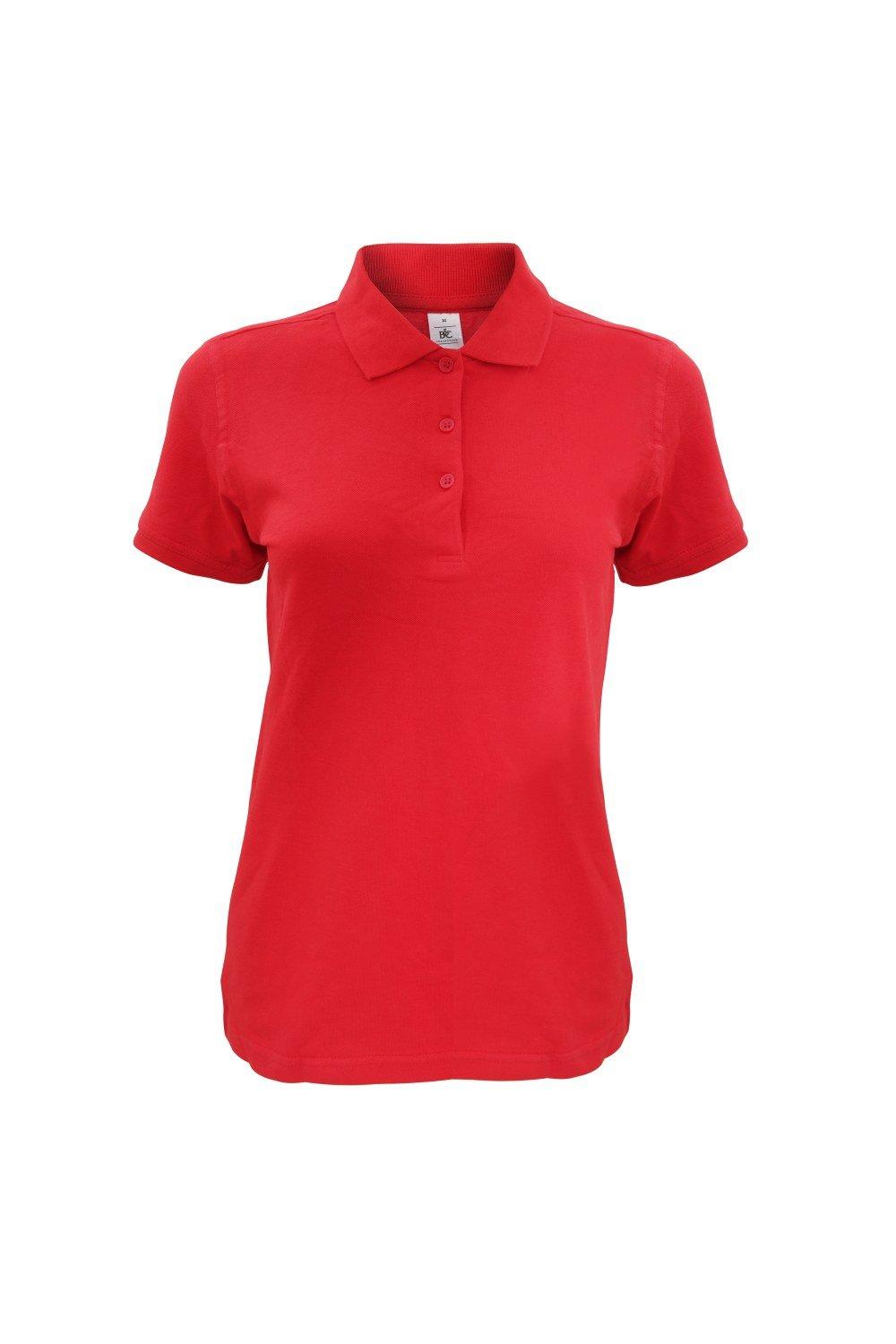 Рубашка-поло Safran Timeless B&C, красный