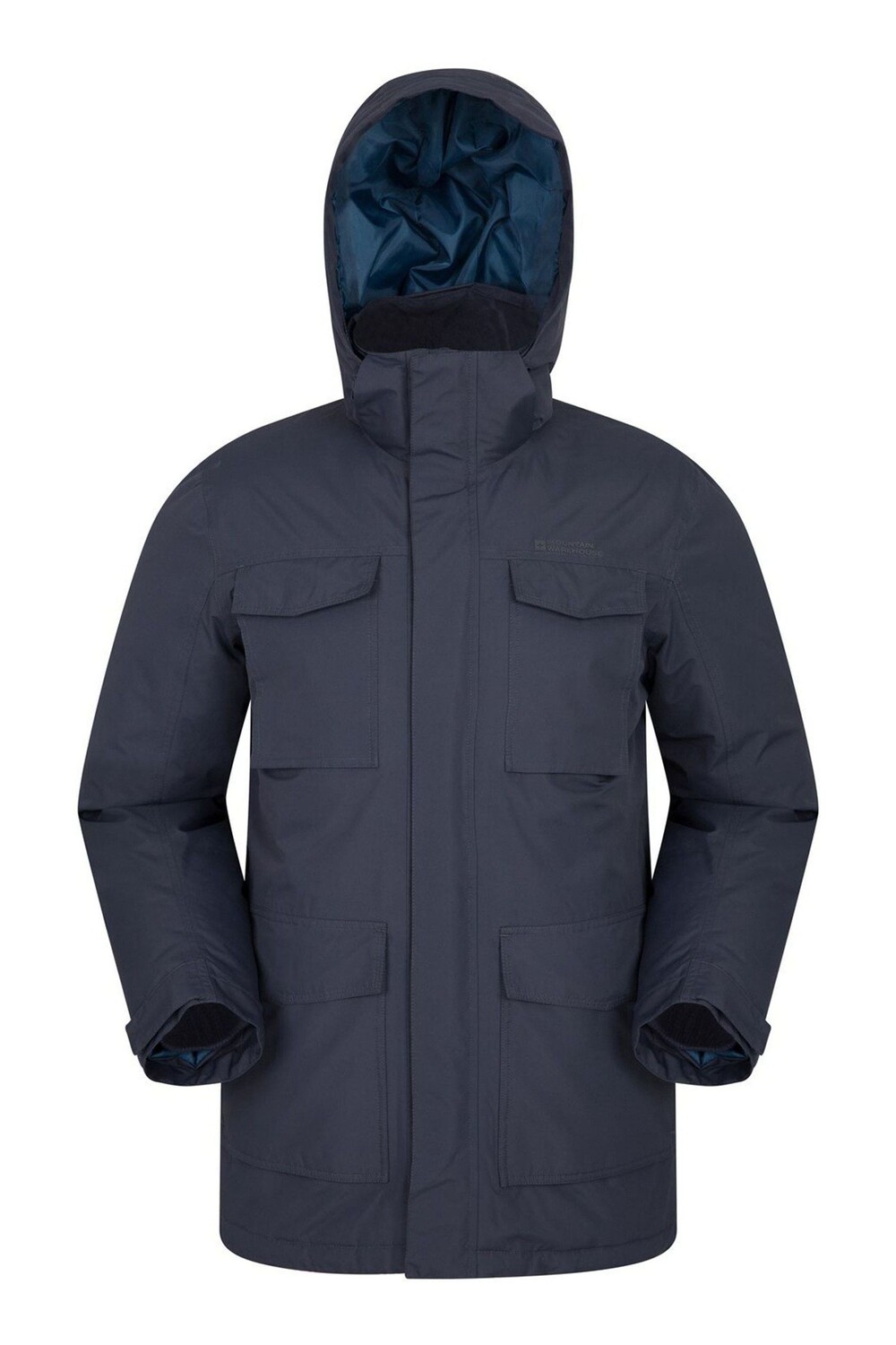 

Длинный непромокаемый пуховик Concord Extreme Mountain Warehouse, синий
