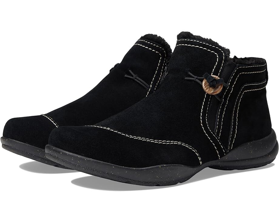 Ботинки Clarks Roseville Aster, цвет Black Suede сабо clarks roseville echo цвет mahogany suede