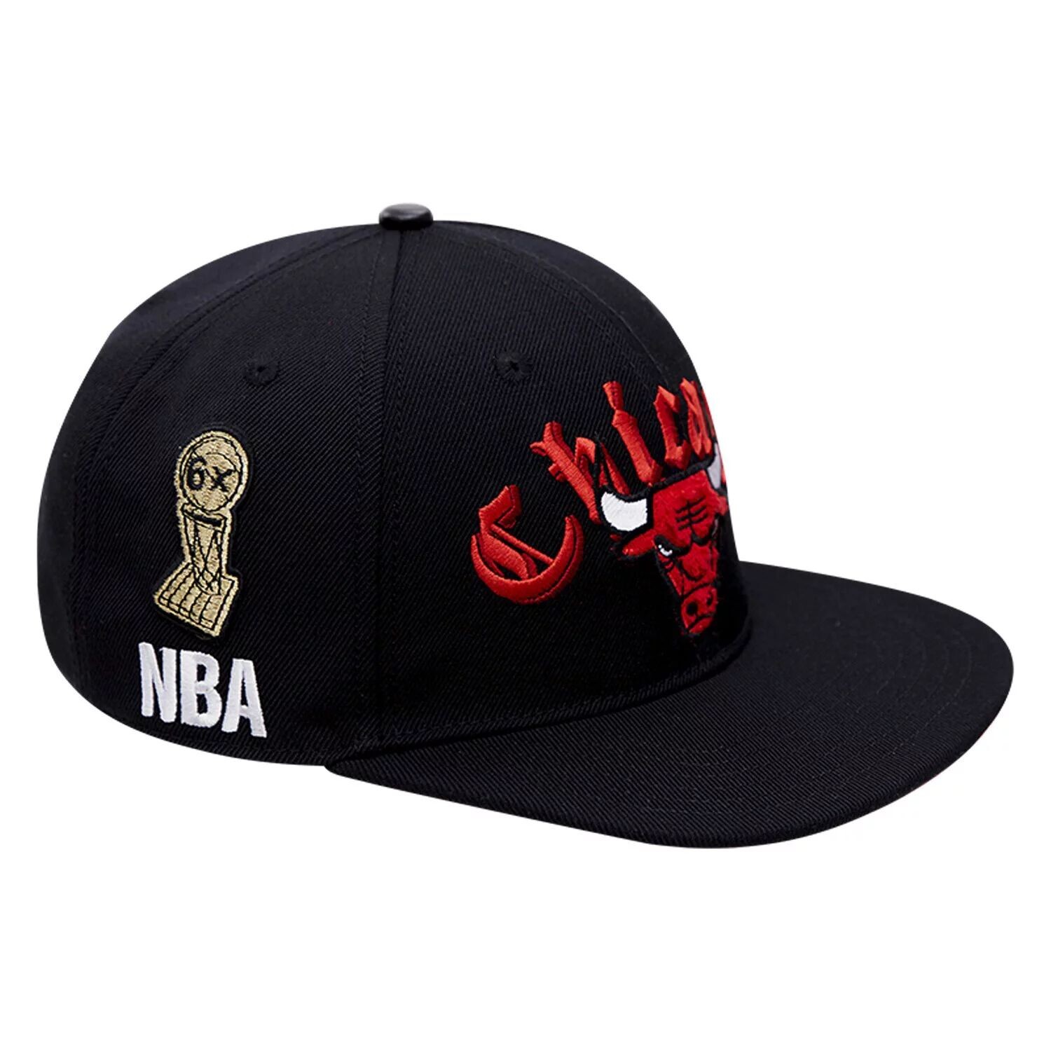 

Мужская кепка Pro Standard черного цвета Chicago Bulls Old English Snapback