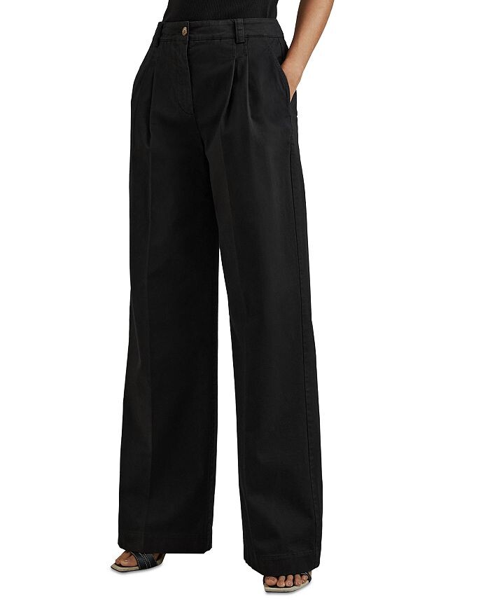 

REISS Petites Astrid Широкие брюки, черный