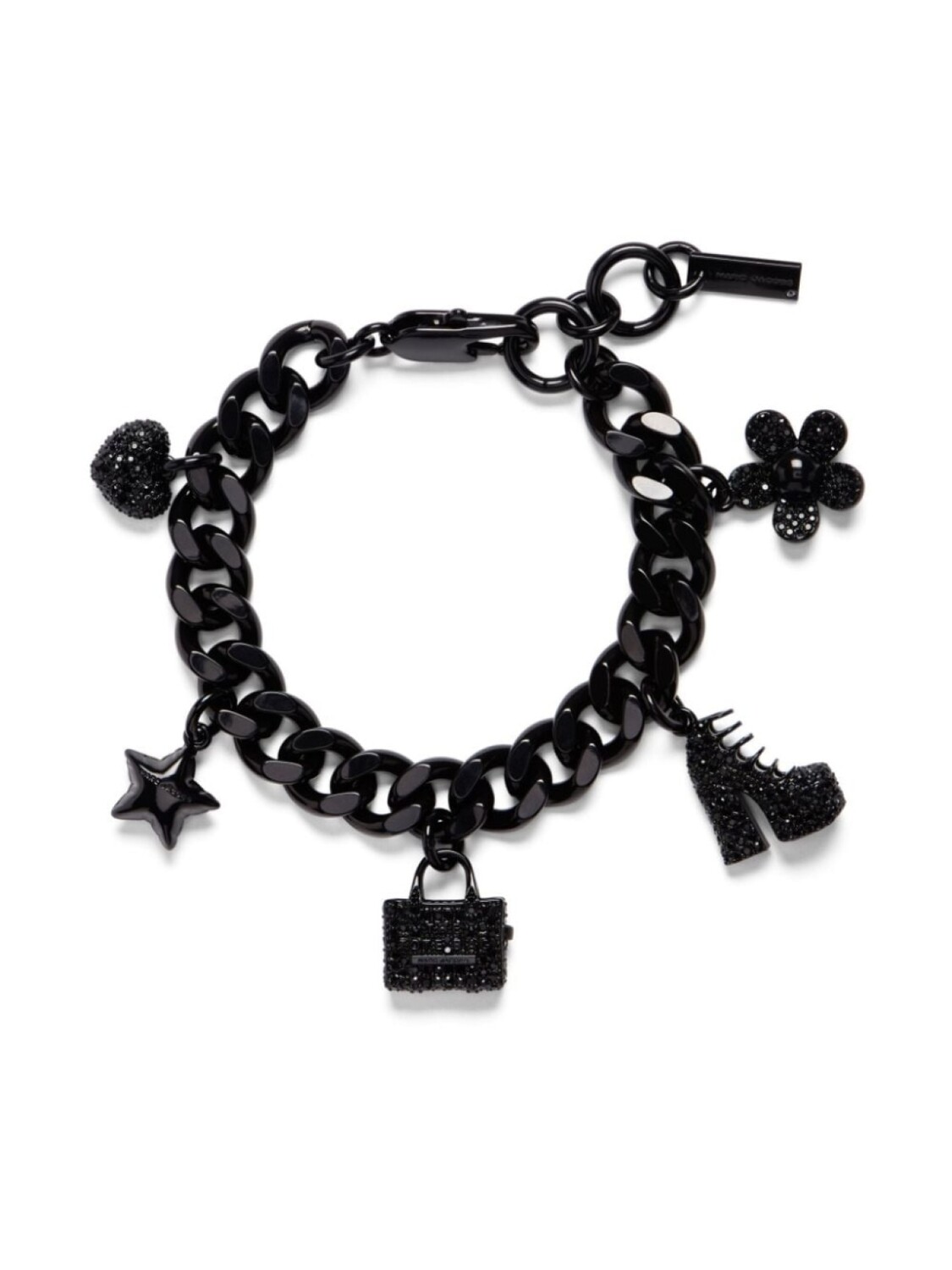 

Браслет The Mini Icon с подвесками Marc Jacobs, черный