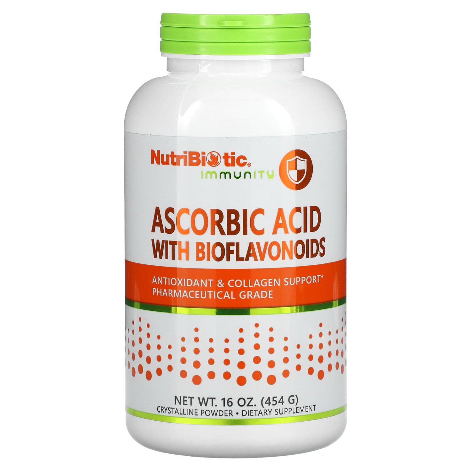

Immunity, аскорбиновая кислота с биофлавоноидами, 454 г (16 унций), NutriBiotic
