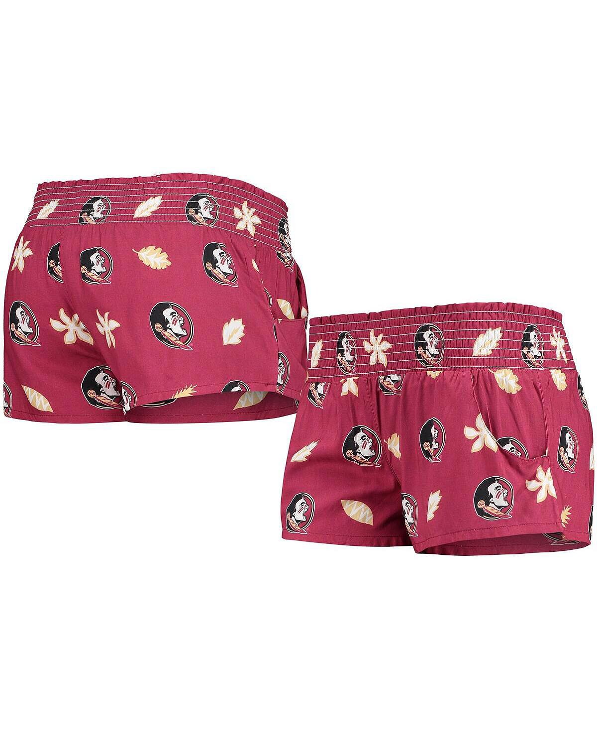 

Женские пляжные шорты Garnet Florida State Seminoles Wes & Willy