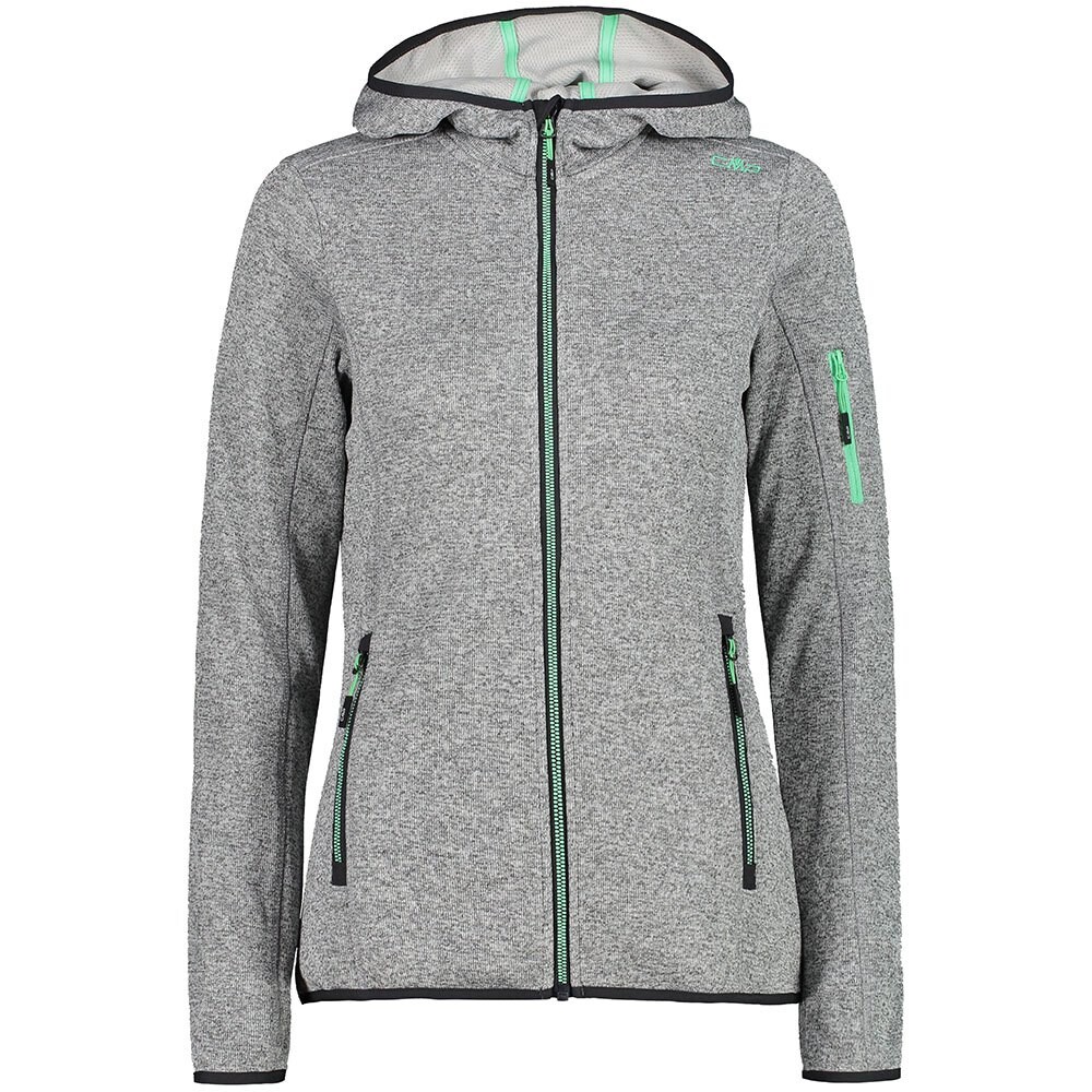 

Куртка CMP 30H5856 Hooded Fleece, серый