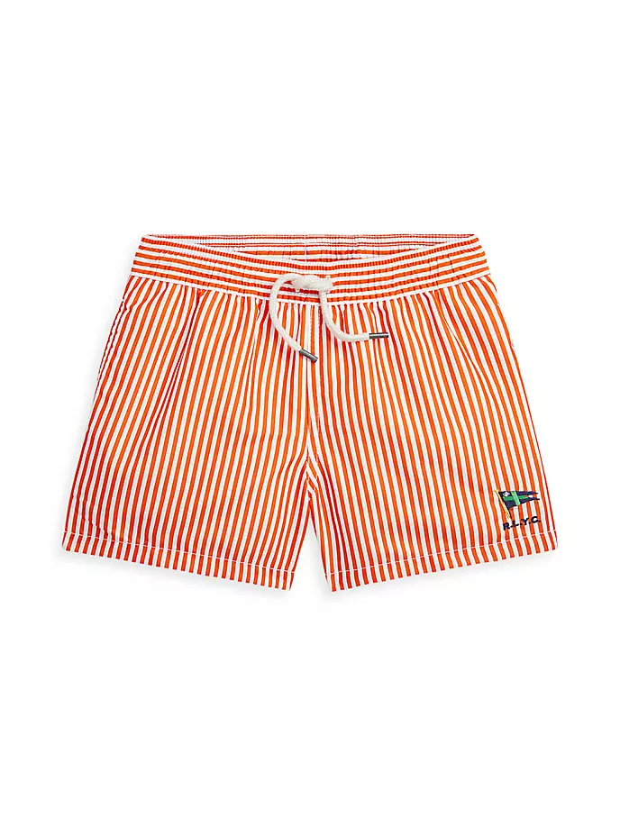 цена Полосатые плавки для маленьких мальчиков и мальчиков Polo Ralph Lauren, цвет club stripe
