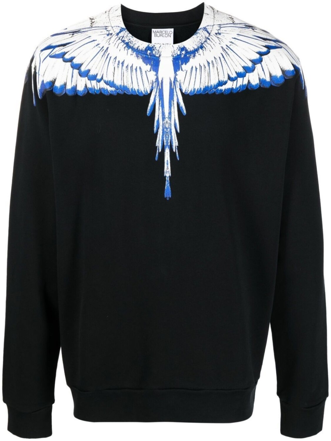 

Marcelo Burlon County of Milan толстовка с принтом Wings, черный