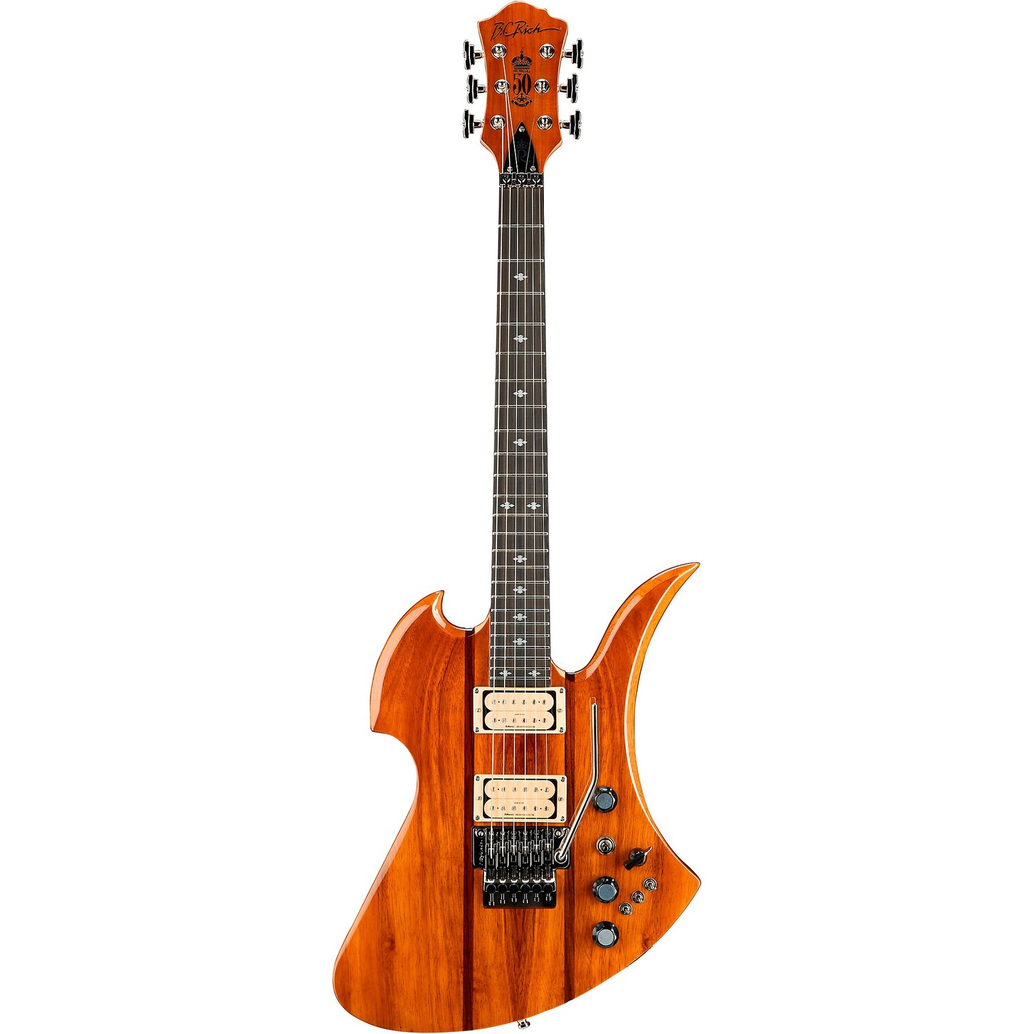 

B.C. Rich Mockingbird Legacy ST с электрогитарой Floyd Rose Koa