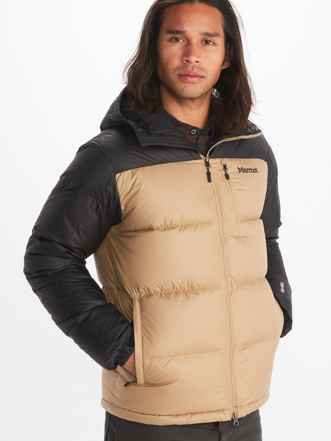 

Куртка-пуховик Guides Down Hoodie - Мужская Marmot, коричневый