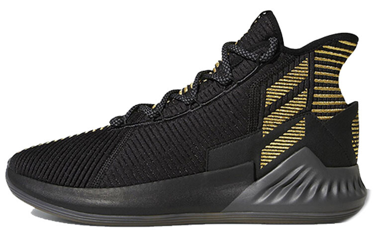 

Мужские баскетбольные кроссовки Adidas D Rose 9 черное золото