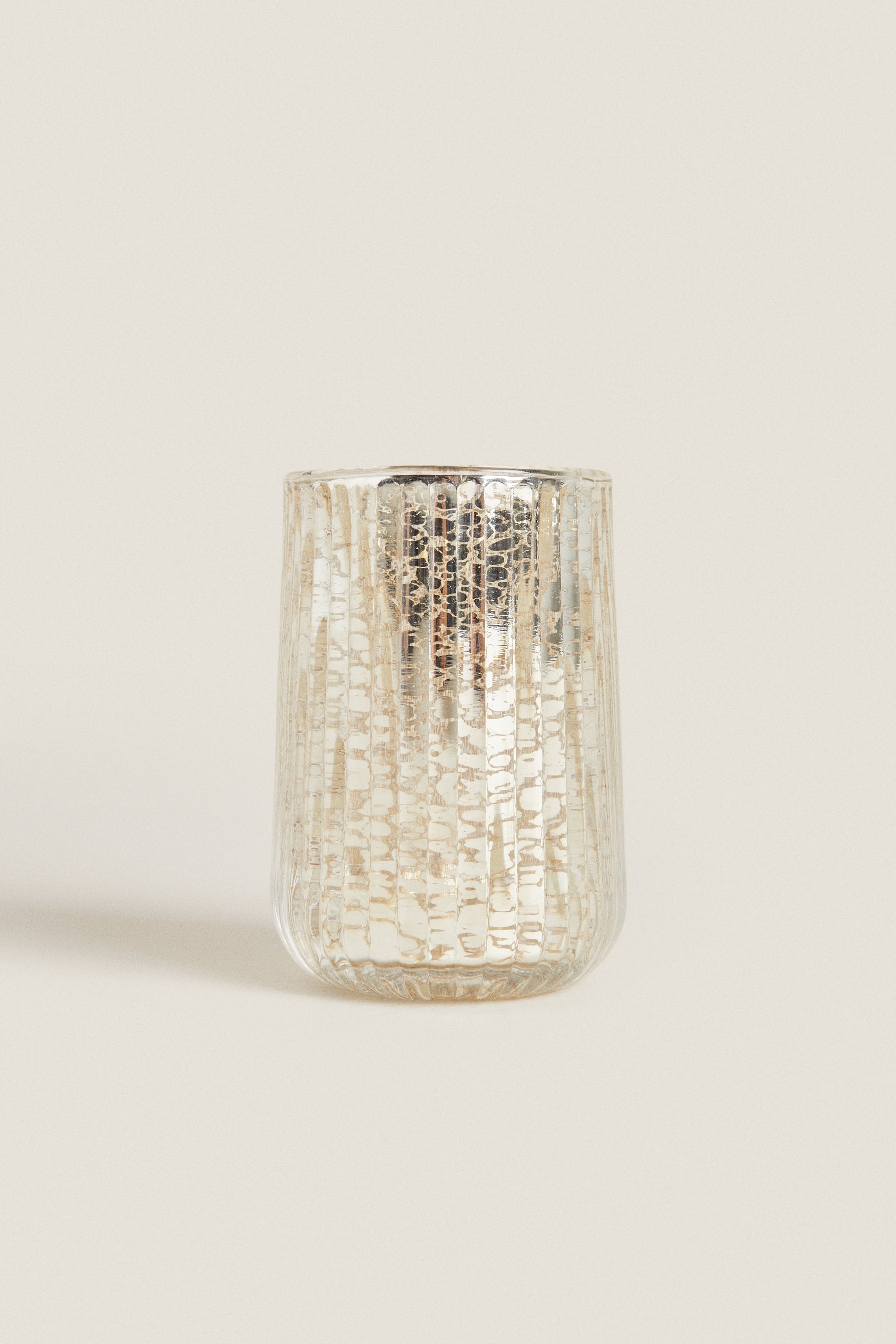 Стеклянный стакан из меркуризированного стекла Zara, золотой стеклянный стакан gipfel luminossi 7164 0 2 л