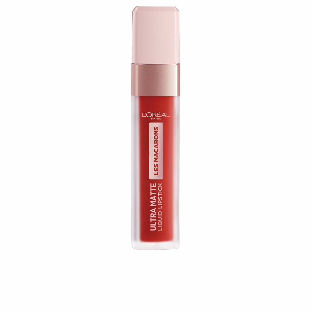 

Губная помада Les macarons ultra matte liquid lipstick L'oréal parís, 8 мл, 832 Strawberry Sau