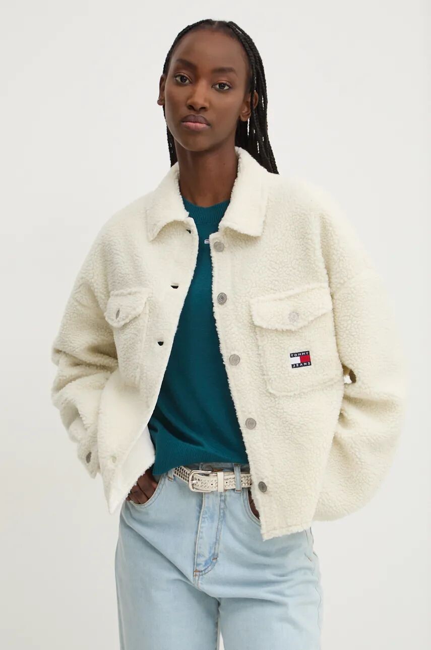 

Куртка-рубашка Tommy Jeans, бежевый