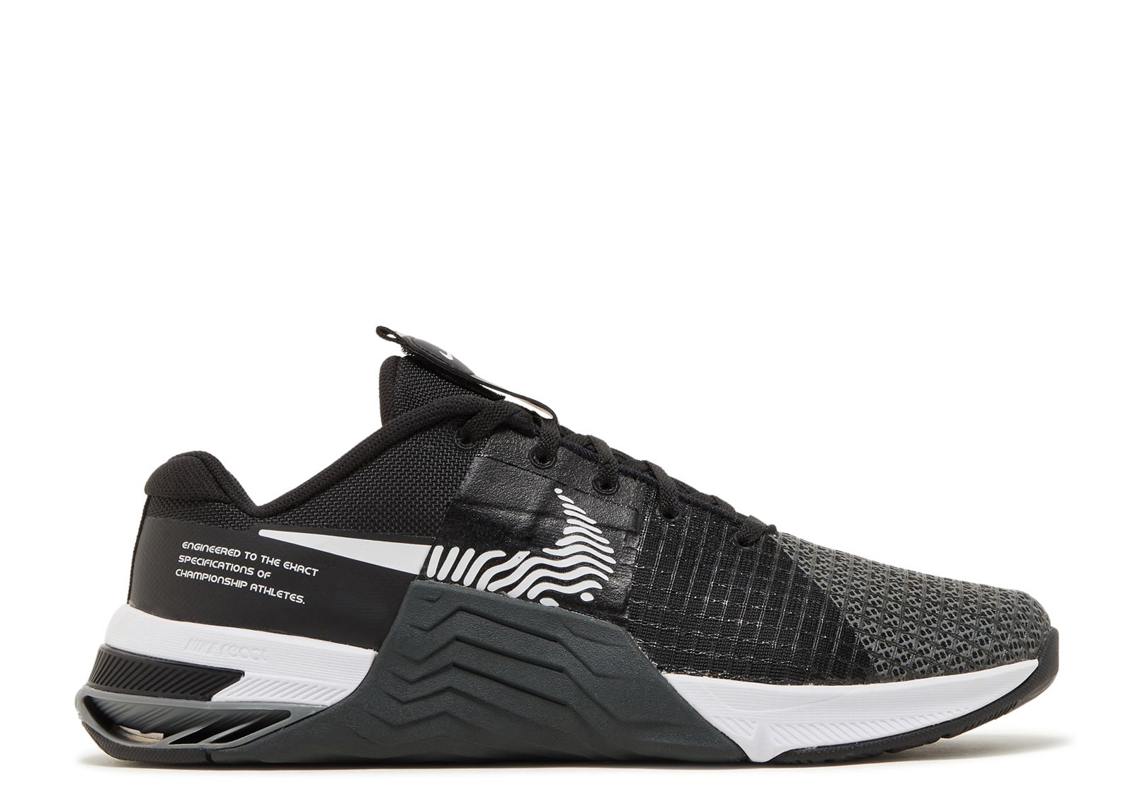 Кроссовки Nike Metcon 8 'Dark Smoke Grey', черный кроссовки nike metcon 8 amp dark smoke grey серый