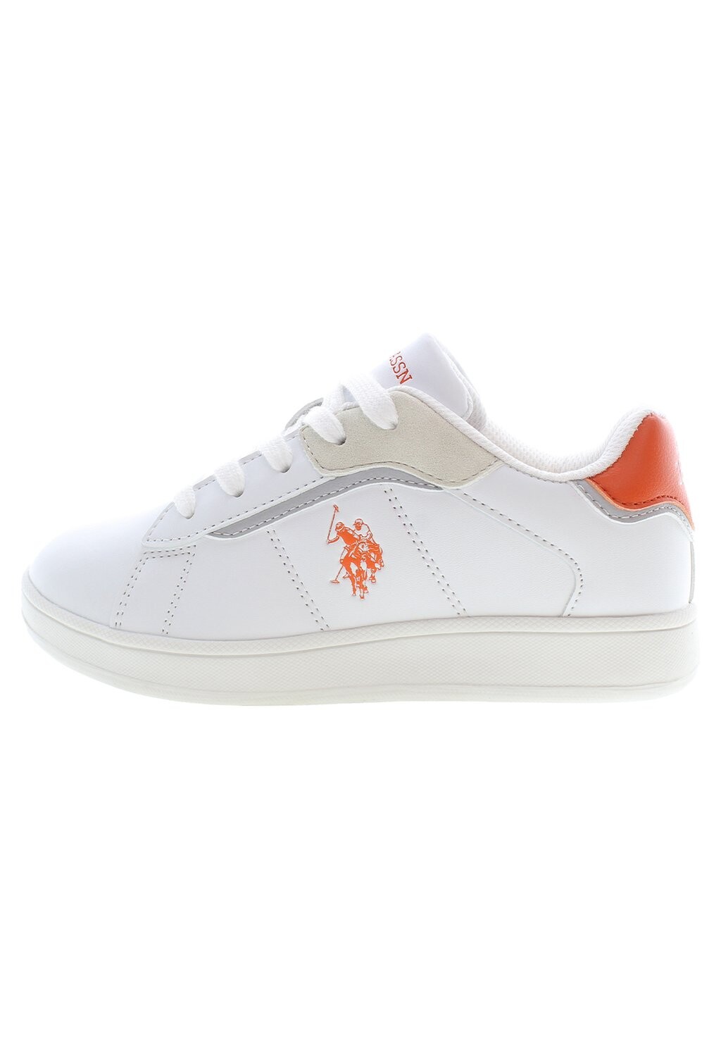 

Кроссовки низкие ECROK U.S. Polo Assn., цвет white/orange