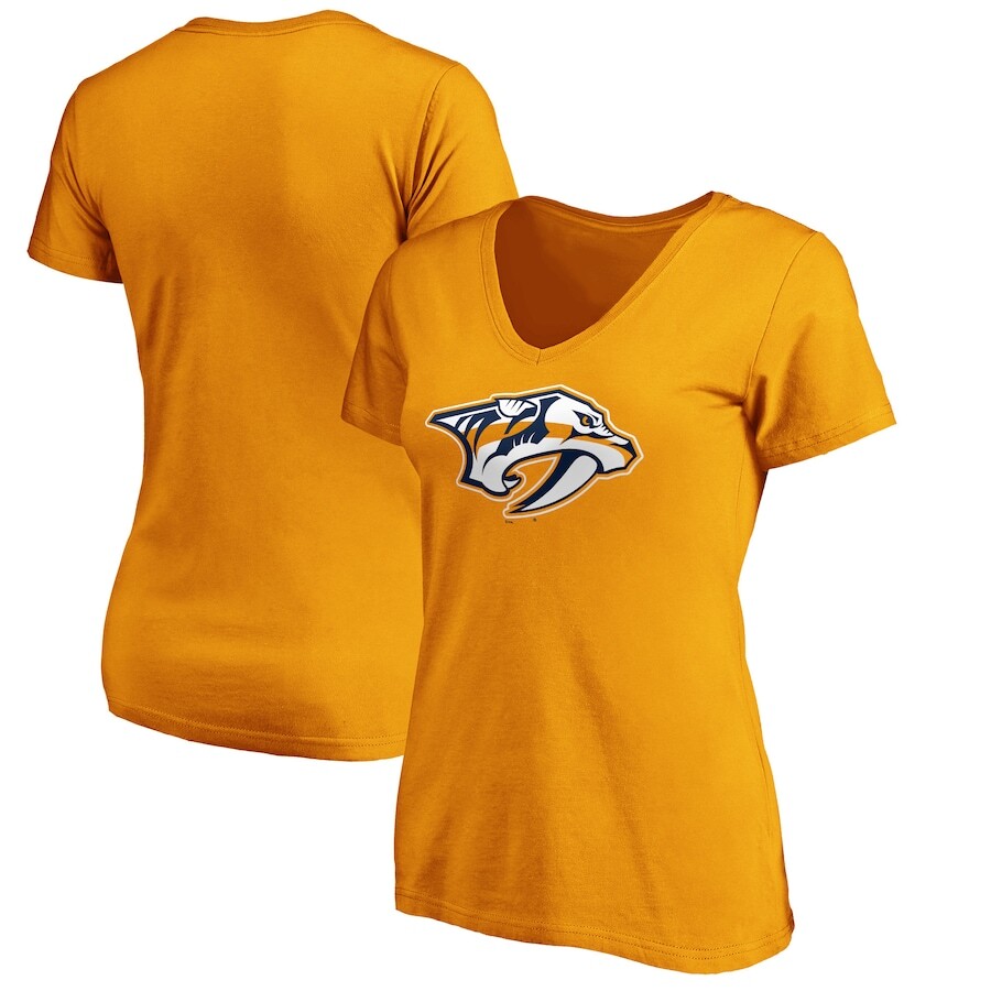 

Футболка с коротким рукавом Fanatics Branded Nashville Predators, золотой
