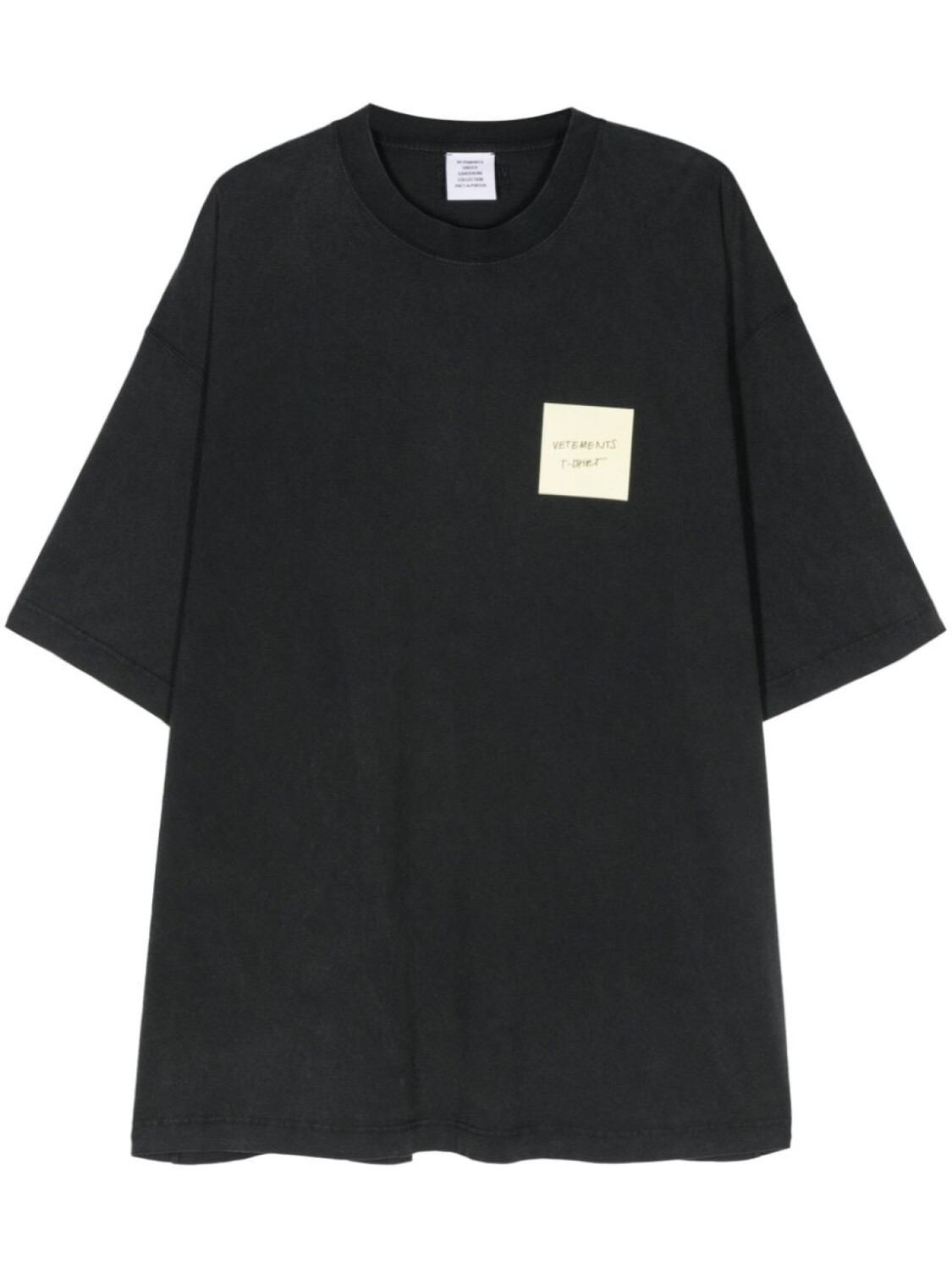 

VETEMENTS футболка с логотипом, серый