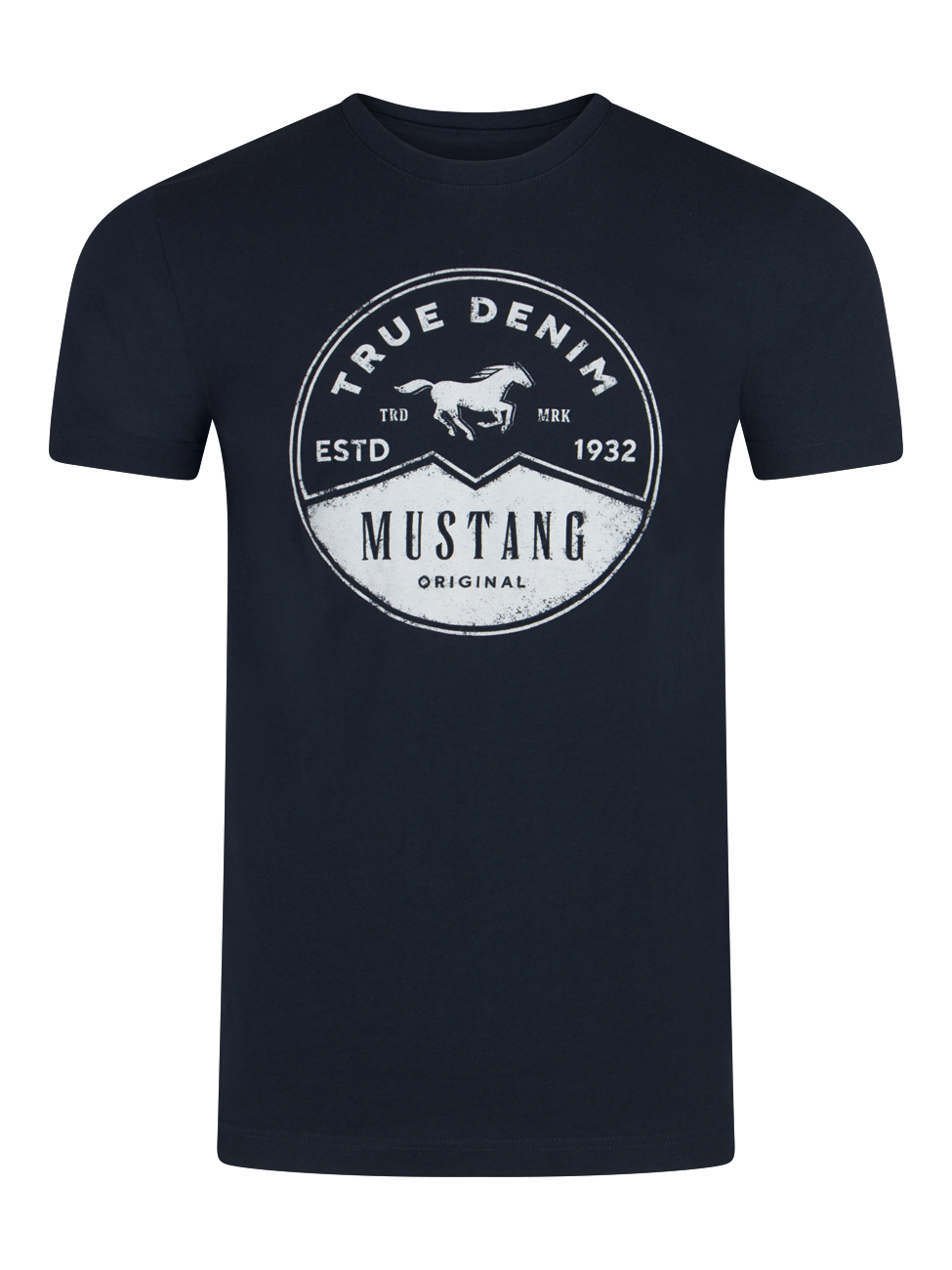 Футболка Mustang Basic Print Tee, синий
