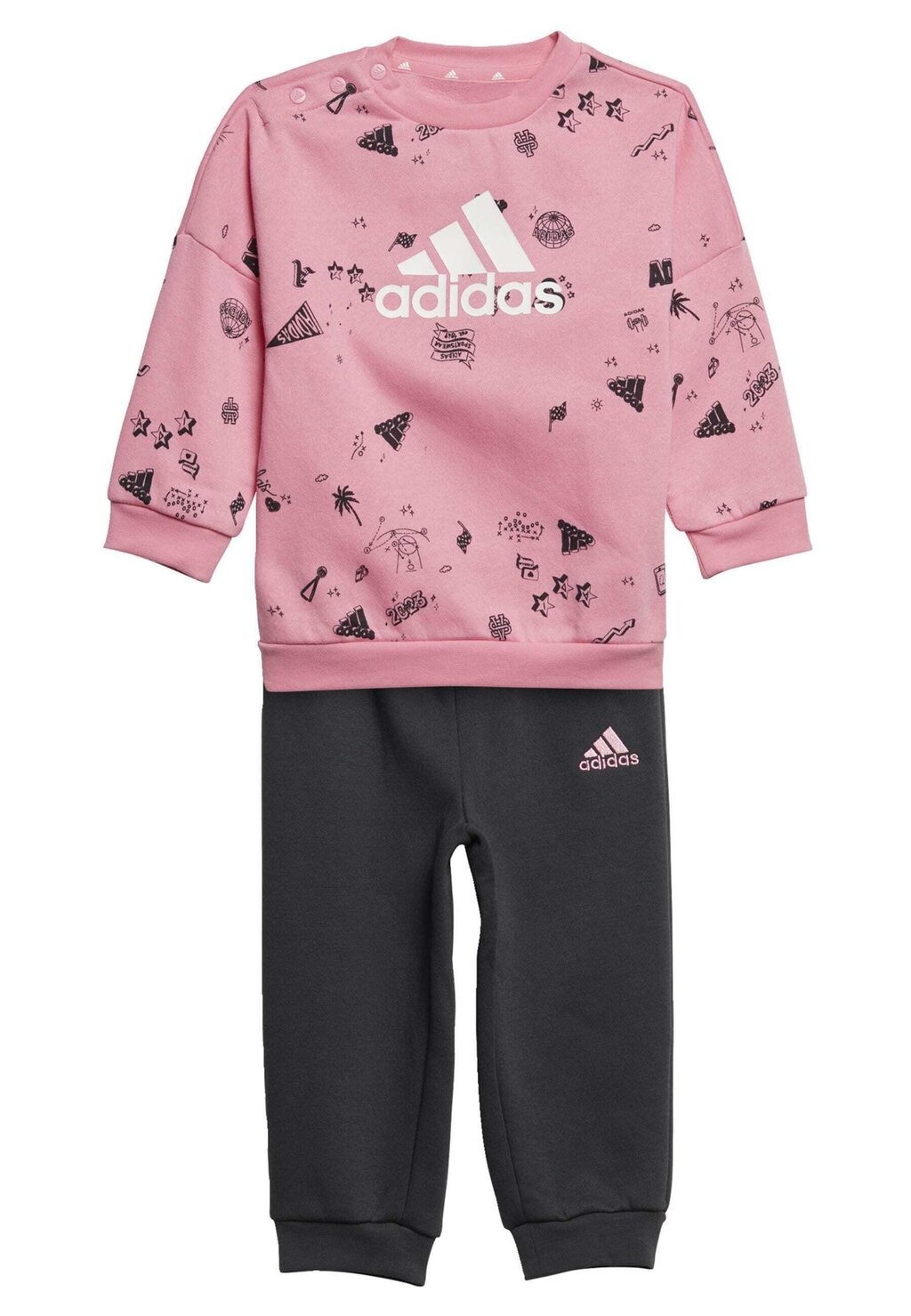 Спортивные штаны BRAND LOVE CREW SET adidas Sportswear, розовый