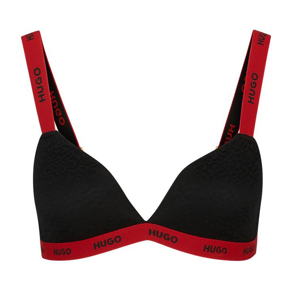 

Бюстгальтер HUGO Triangle Sporty Lace, черный