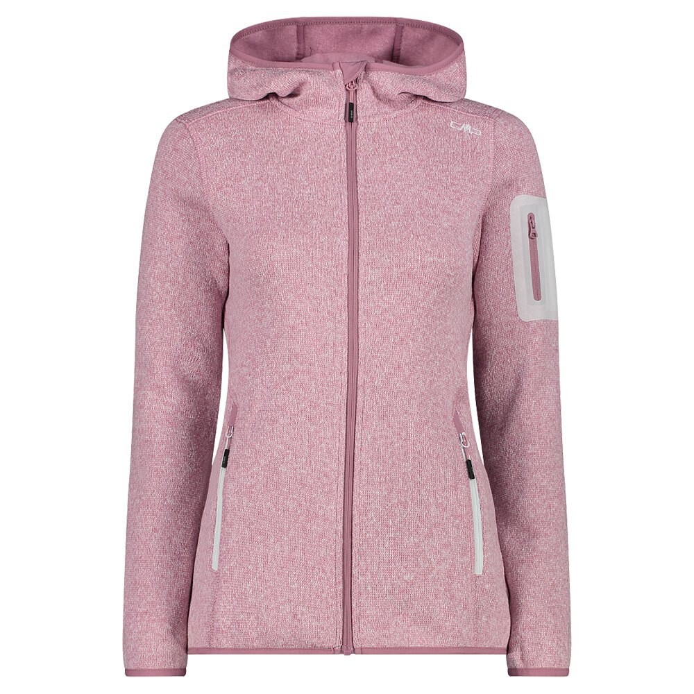 

Толстовка CMP Jacket 3H19826 Hooded, розовый