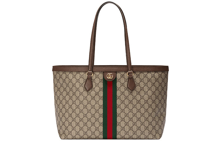 

Сумка-тоут Gucci Ophidia GG Medium, бежевый/коричневый